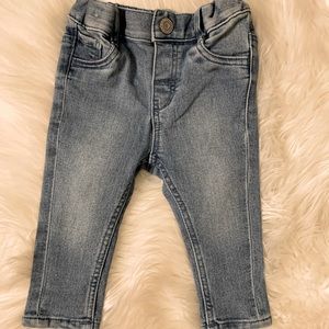 Blue baby boy jeans 4-6M